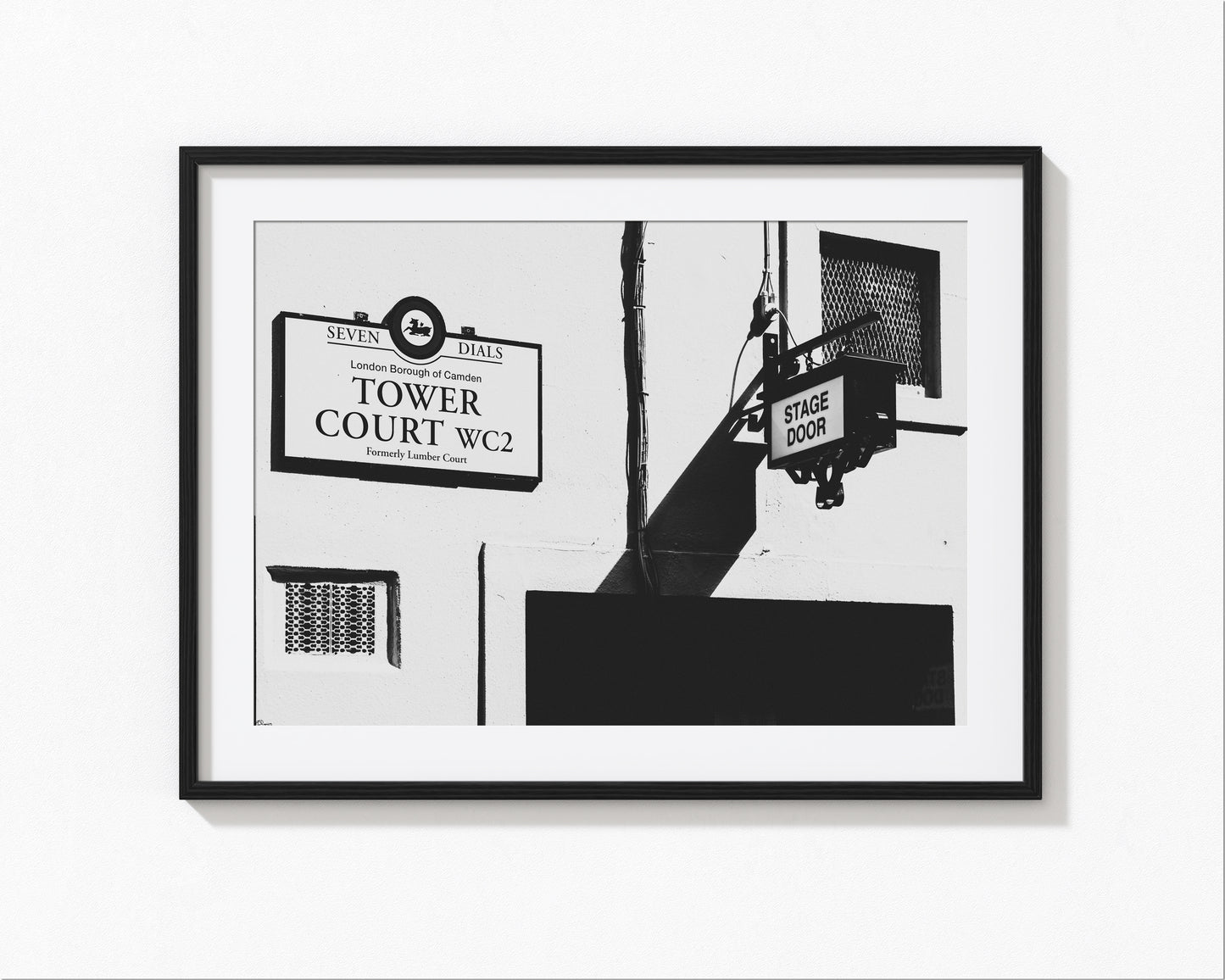 Behind the Curtain: Tower Court Shadows | Seven Dials, London Fine Art Photography Print