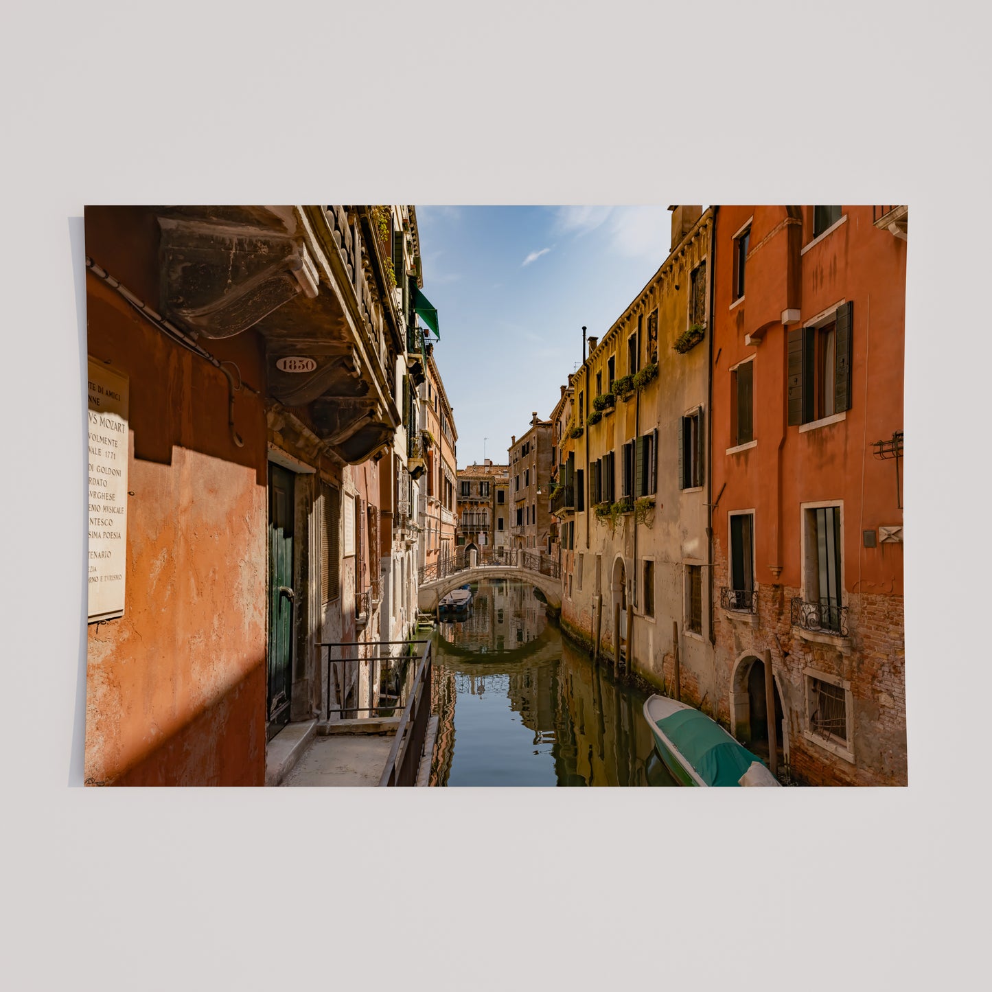 Venice Canal View from Mozart's House | A Glimpse from Mozart's Sanctuary Fine Art Photography Print