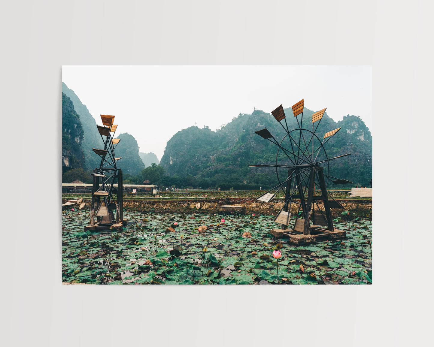 Waterwheels of Tam Cốc, Ninh Bình, Vietnam | Fine Art Photography Print