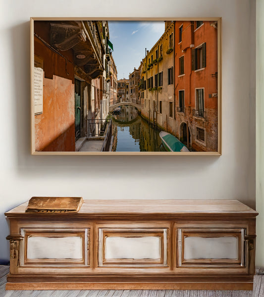 Venice Canal View from Mozart's House | A Glimpse from Mozart's Sanctuary Fine Art Photography Print