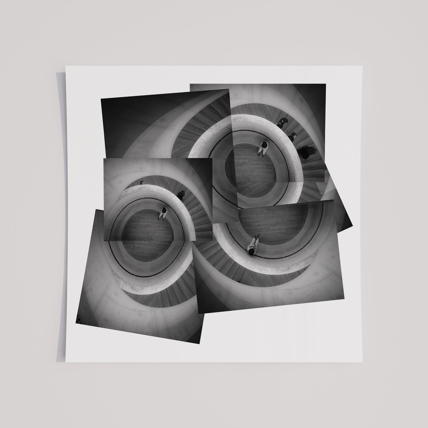 Tate Modern London Print | Spiral Staircase Photography | Black & White Architectural Wall Art